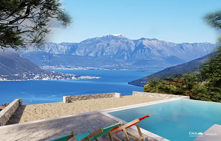 Herceg Novi yakınında yeni bir villa kompleksi