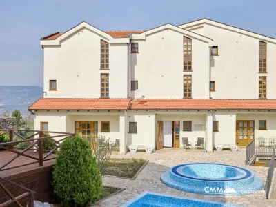 four-storey  townhouse in the residential complex