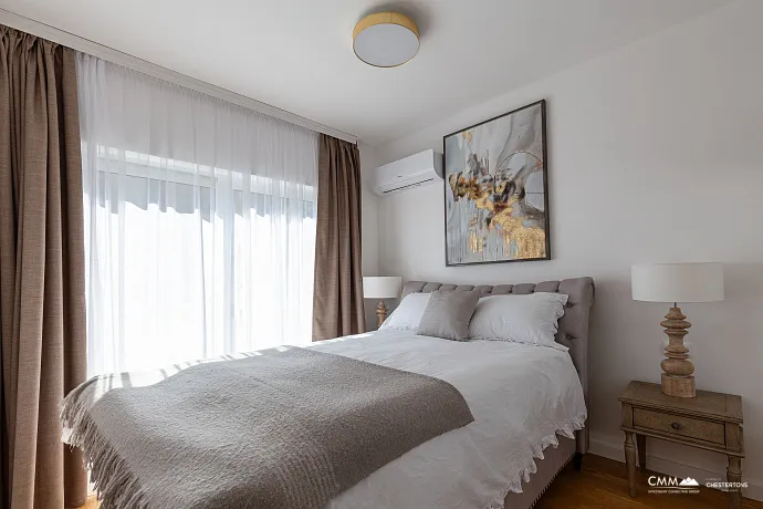 Panoramik Deniz Manzaralı Lüks 2+1 Daire 66 m² – Bečići