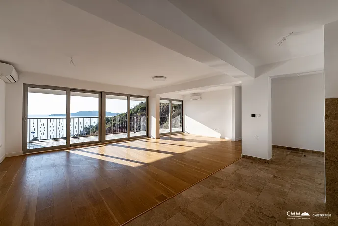 Pržno, Budva Rivierası — Deniz Manzaralı 160 m² Daire