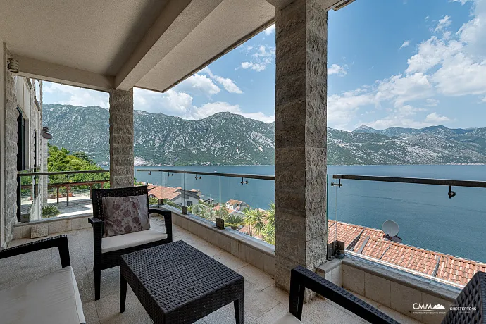 Kostanjica’da Panoramik Deniz Manzaralı 107 m² 3 Odalı Daire