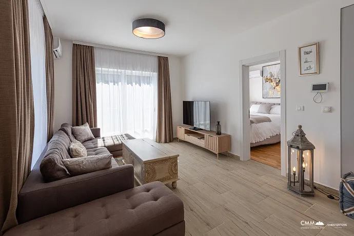 Panoramik Deniz Manzaralı Lüks 2+1 Daire 66 m² – Bečići